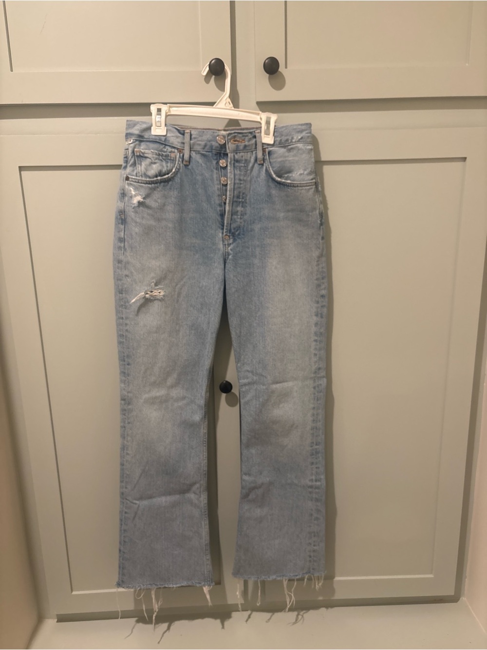 Citizens Of Humanity Light Blue High-Rise Flare Jeans